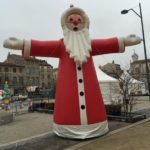  - Père Noël gonflable géant