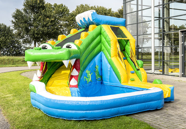 location de jeux aquatiques gonflables - Le Splashy Crocodile